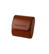 Etui de Voyage 1 slot pour Montre Marron