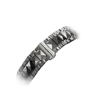 Bracelet acier 316L - Tungstène Maison MORFIN - Finition clou de Paris