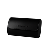 2 Slots Travel Case for Watches Black