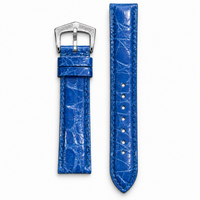 Black Genuine Crocodile Leather Bracelet
