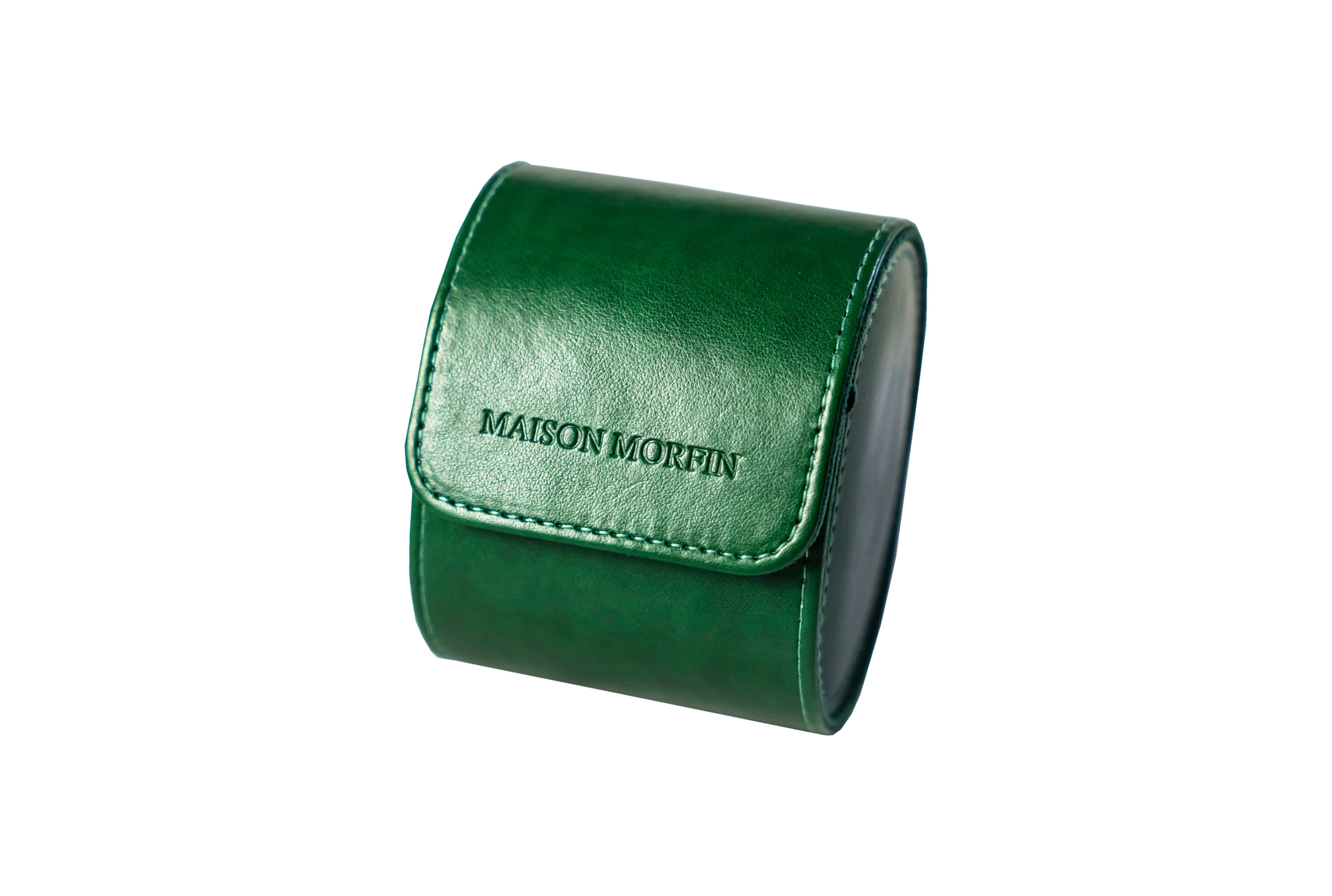 Etui de Voyage 1 slot pour Montre Vert