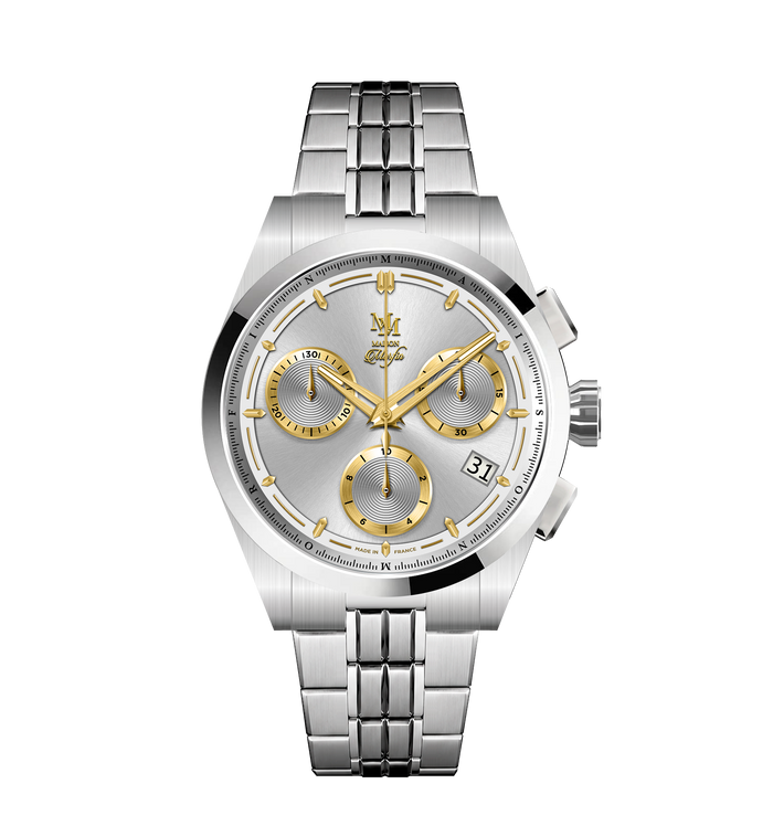 Krona silver & gold
