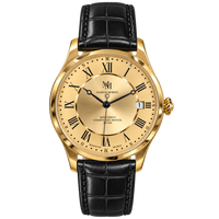 Unisex Hand-Wound Watch: MM24-07 Gold