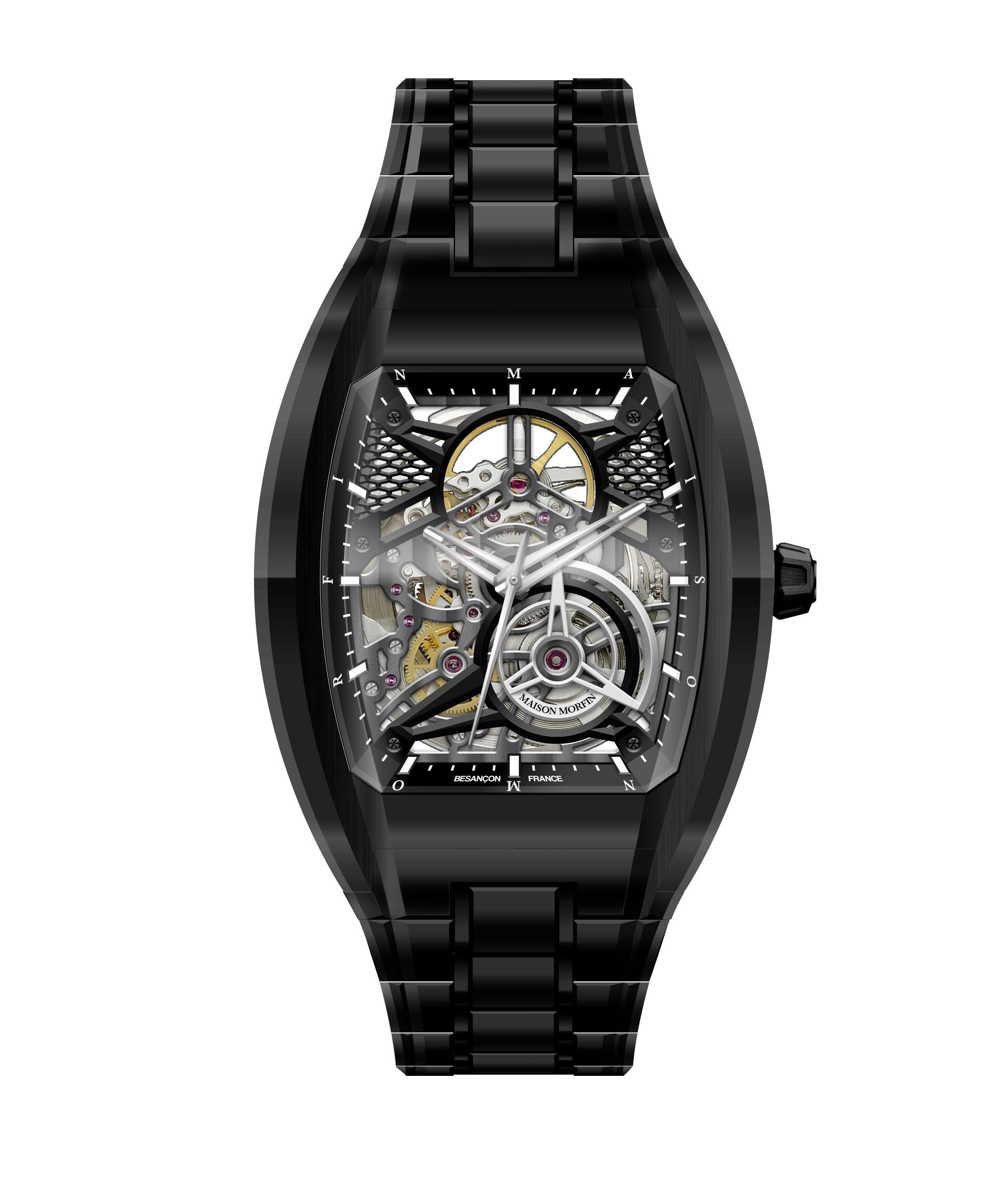 Montre Automatique Squelette - MM24-05 Deep Black