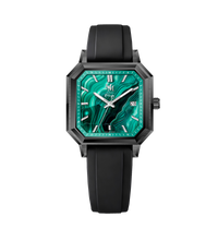 MALACHITE STEEL BLACK DLC BLACK FKM RUBBER - AUTOMATIC WATCH