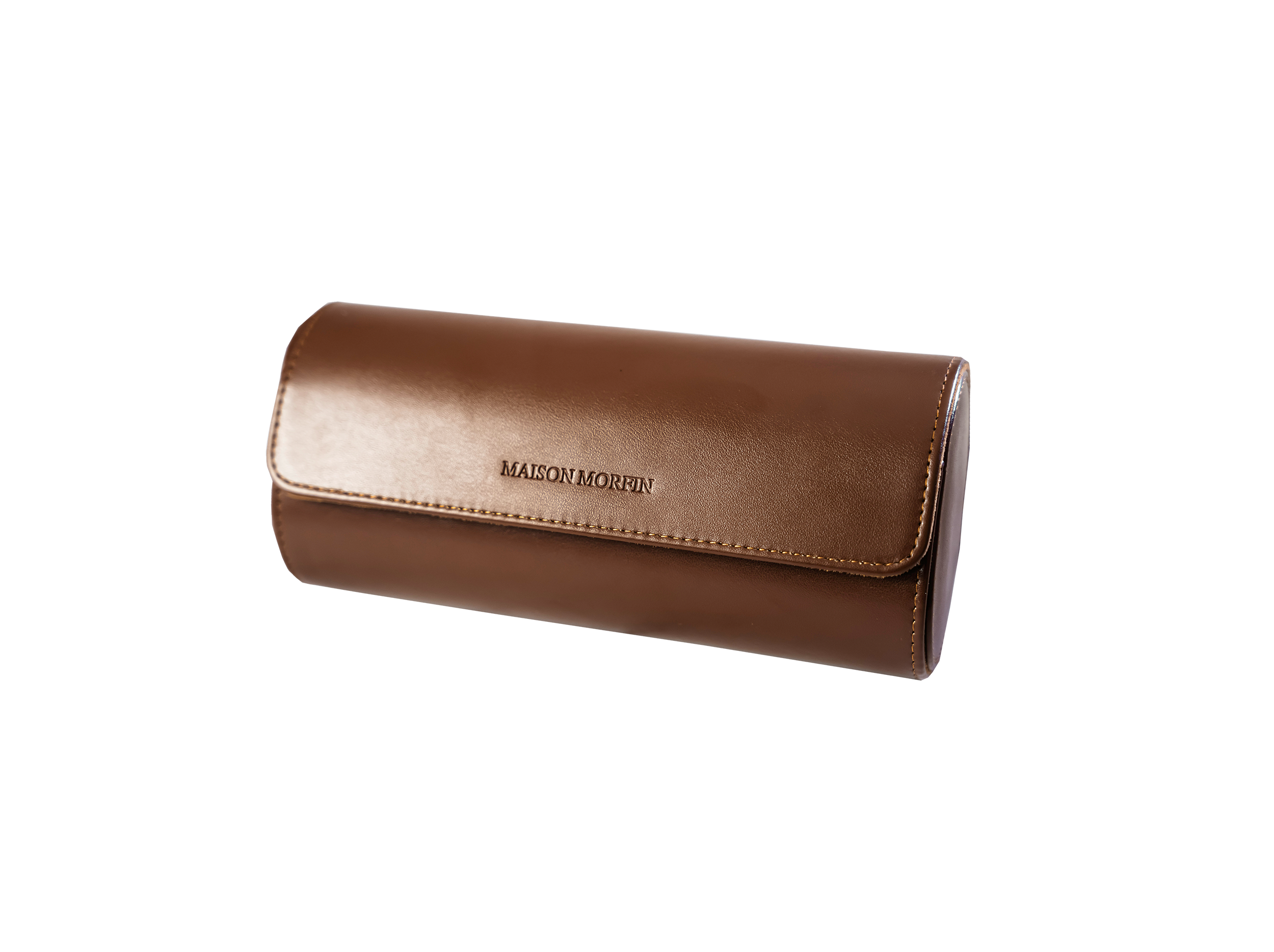 Etui de Voyage 3 slots pour Montres Marron