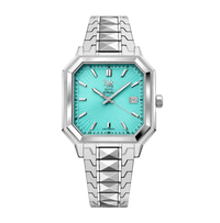 MM25-08 BLEU TURQUOISE ACIER & TUNGSTÈNE - MONTRE AUTOMATIQUE
