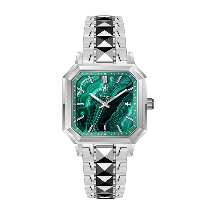 Malachite - Argenté
Acier & Tungstène