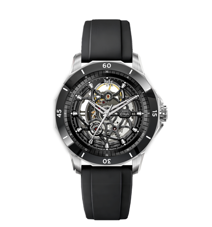 THE ONE - Argenté 
FKM Noir